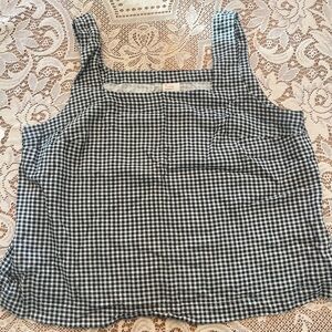 Large Checkered Tank Top